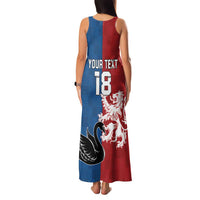 Custom British Lions Western Force Family Matching Tank Maxi Dress and Hawaiian Shirt Unique Style - Wonder Print Shop