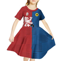 Custom British Lions Western Force Kid Short Sleeve Dress Unique Style - Wonder Print Shop
