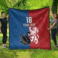 Custom British Lions Western Force Quilt Unique Style - Wonder Print Shop