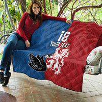 Custom British Lions Western Force Quilt Unique Style - Wonder Print Shop