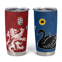 Custom British Lions Western Force Tumbler Cup Unique Style - Wonder Print Shop