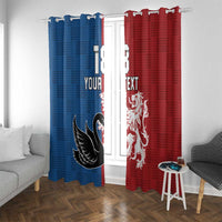 Custom British Lions Western Force Window Curtain Unique Style - Wonder Print Shop
