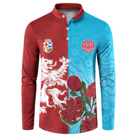 Custom British Lions Waratahs Button Sweatshirt Unique Style - Wonder Print Shop