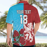 Custom British Lions Waratahs Hawaiian Shirt Unique Style - Wonder Print Shop