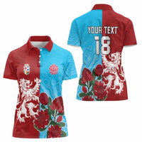Custom British Lions Waratahs Women Polo Shirt Unique Style - Wonder Print Shop