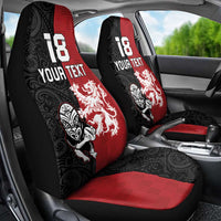 Custom British Lions New Zealand Car Seat Cover Unique Style - Wonder Print Shop