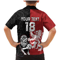 Custom British Lions New Zealand Family Matching Mermaid Dress and Hawaiian Shirt Unique Style - Wonder Print Shop