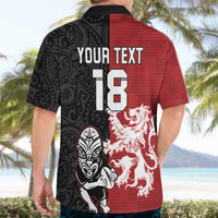 Custom British Lions New Zealand Hawaiian Shirt Unique Style - Wonder Print Shop