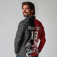 Custom British Lions New Zealand Long Sleeve Polo Shirt Unique Style - Wonder Print Shop