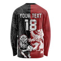 Custom British Lions New Zealand Long Sleeve Shirt Unique Style - Wonder Print Shop
