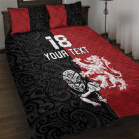 Custom British Lions New Zealand Quilt Bed Set Unique Style - Wonder Print Shop