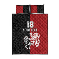 Custom British Lions New Zealand Quilt Bed Set Unique Style - Wonder Print Shop
