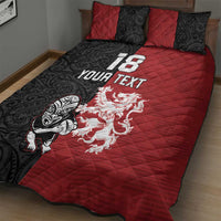 Custom British Lions New Zealand Quilt Bed Set Unique Style - Wonder Print Shop