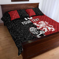 Custom British Lions New Zealand Quilt Bed Set Unique Style - Wonder Print Shop