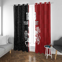 Custom British Lions New Zealand Window Curtain Unique Style - Wonder Print Shop
