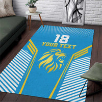 Custom Saint Lucia Kings Cricket Area Rug Beinspired Go Champion - Wonder Print Shop