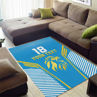 Custom Saint Lucia Kings Cricket Area Rug Beinspired Go Champion - Wonder Print Shop