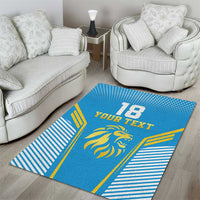 Custom Saint Lucia Kings Cricket Area Rug Beinspired Go Champion - Wonder Print Shop