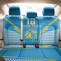 Custom Saint Lucia Kings Cricket Back Car Seat Cover Beinspired Go Champion - Wonder Print Shop