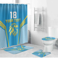 Custom Saint Lucia Kings Cricket Bathroom Set Beinspired Go Champion - Wonder Print Shop