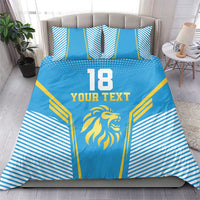 Custom Saint Lucia Kings Cricket Bedding Set Beinspired Go Champion - Wonder Print Shop