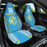 Custom Saint Lucia Kings Cricket Car Seat Cover Beinspired Go Champion - Wonder Print Shop