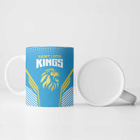Custom Saint Lucia Kings Cricket Ceramic Mug Beinspired Go Champion - Wonder Print Shop