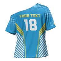 Custom Saint Lucia Kings Cricket Cross Shoulder Shirt Beinspired Go Champion - Wonder Print Shop