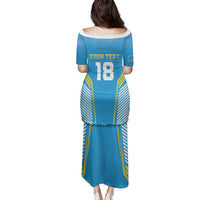 Custom Saint Lucia Kings Cricket Family Matching Puletasi and Hawaiian Shirt Beinspired Go Champion - Wonder Print Shop