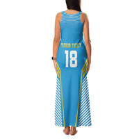 Custom Saint Lucia Kings Cricket Family Matching Tank Maxi Dress and Hawaiian Shirt Beinspired Go Champion - Wonder Print Shop