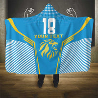 Custom Saint Lucia Kings Cricket Hooded Blanket Beinspired Go Champion - Wonder Print Shop