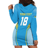 Custom Saint Lucia Kings Cricket Hoodie Dress Beinspired Go Champion - Wonder Print Shop