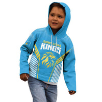 Custom Saint Lucia Kings Cricket Kid Hoodie Beinspired Go Champion - Wonder Print Shop