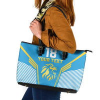 Custom Saint Lucia Kings Cricket Leather Tote Bag Beinspired Go Champion - Wonder Print Shop