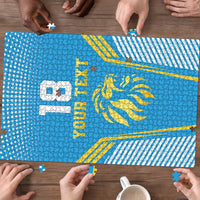 Custom Saint Lucia Kings Cricket Puzzle Beinspired Go Champion - Wonder Print Shop