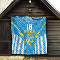 Custom Saint Lucia Kings Cricket Quilt Beinspired Go Champion - Wonder Print Shop