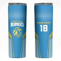 Custom Saint Lucia Kings Cricket Skinny Tumbler Beinspired Go Champion - Wonder Print Shop