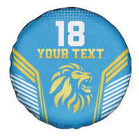 Custom Saint Lucia Kings Cricket Spare Tire Cover Beinspired Go Champion - Wonder Print Shop