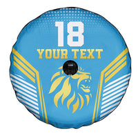 Custom Saint Lucia Kings Cricket Spare Tire Cover Beinspired Go Champion - Wonder Print Shop