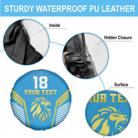 Custom Saint Lucia Kings Cricket Spare Tire Cover Beinspired Go Champion - Wonder Print Shop