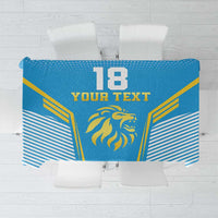 Custom Saint Lucia Kings Cricket Tablecloth Beinspired Go Champion - Wonder Print Shop