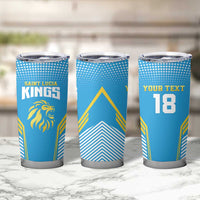 Custom Saint Lucia Kings Cricket Tumbler Cup Beinspired Go Champion - Wonder Print Shop
