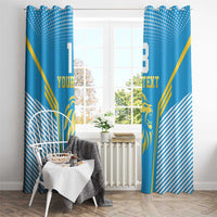 Custom Saint Lucia Kings Cricket Window Curtain Beinspired Go Champion - Wonder Print Shop