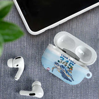 Personalized Cayman Islands 345 AirPods Case Watercolor Turtle - Wonder Print Shop