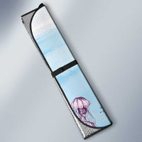 Personalized Cayman Islands 345 Auto Sun Shade Watercolor Turtle - Wonder Print Shop