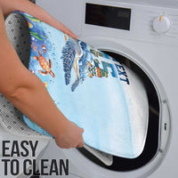 Personalized Cayman Islands 345 Bathroom Set Watercolor Turtle - Wonder Print Shop