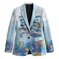 Personalized Cayman Islands 345 Blazer Watercolor Turtle - Wonder Print Shop