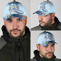 Cayman Islands 345 Classic Cap Watercolor Turtle - Wonder Print Shop