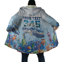 Personalized Cayman Islands 345 Cloak Watercolor Turtle - Wonder Print Shop