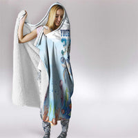 Personalized Cayman Islands 345 Hooded Blanket Watercolor Turtle - Wonder Print Shop